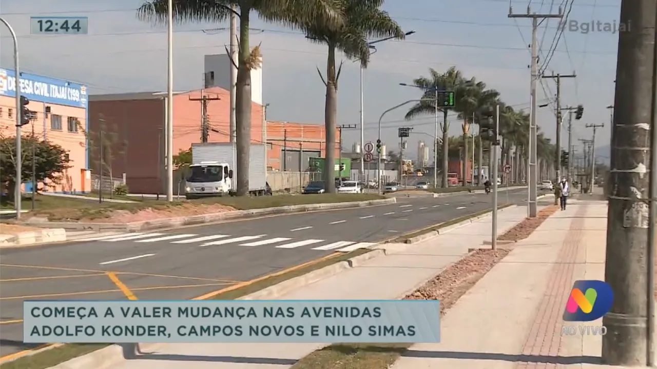 Mudanças de trânsito nas Avenidas Adolfo Konder, Campos Novos e Nilo Simas