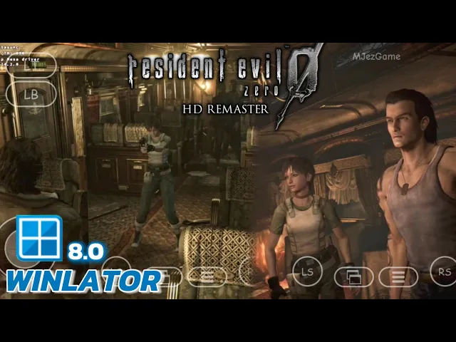 Winlator v8 (Afei) - Gameplay Resident Evil Zero HD Remaster (Windows) On Android