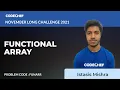 FUNCTIONAL ARRAY FUNARR November Long Challenge 2021 Problem Solutions CodeChef