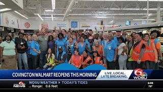 Covington Walmart reopens after fire