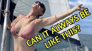 31 Our first sail on the DIY repaired keel