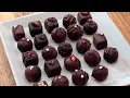 How to make chocolate truffles with milk at home(Subtitle on)