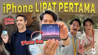EKSKLUSIF😱⁉️ iPhone DUO: iPhone LIPAT Pertamanya Apple📱 HANDS ON Langsung di Apple Park,  Cupertino🍎