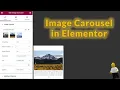 Elementor Elements - Carousel Image Explained