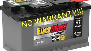 Walmart is REFUSING to honor their Everstart battery warranties Share this