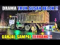 Download Lagu Susah Payahh !! 3 Truk Nenggak di Tanjakan tepung kanjt, Dump Truk Nissan Bigthumb, HINO EURO4