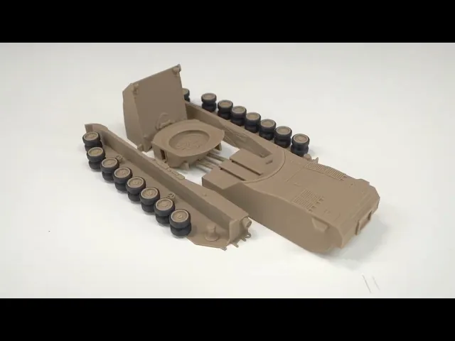 M1A2 Abrams tank - foldable video thumbnail