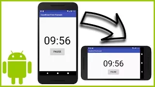 Countdown Timer Part 2 - ORIENTATION CHANGES