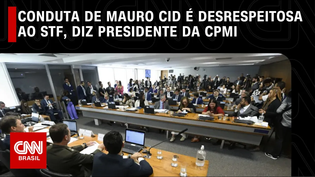 Conduta de Mauro Cid é desrespeitosa ao STF, diz presidente da CPMI | O GRANDE DEBATE