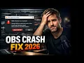 Oops OBS Has Crashed 100 Working Fix 2026