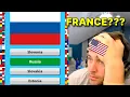 American takes the European Flag Quiz