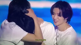 soobin was crying all the members ran to him to comfort him