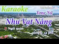 Karaoke Như Vạt Nắng (Chachacha) - Tone Nữ(La# Thứ A#m,Tp:125) - Quốc Dân Karaoke