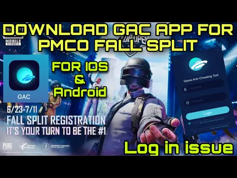 Download MP3 How to download GAC app for pmco fall split | IOS and Android Watch video till the end🤨