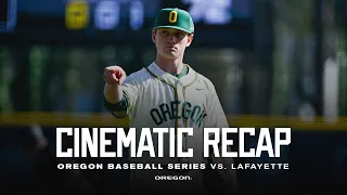 2024 Oregon Baseball - Lafayette Series Cinematic Recap