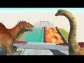 Download Lagu Dinosaurs Run Through Water and Lava