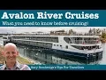 Avalon Waterways - Things You Need To Know Before European River Cruising With Them