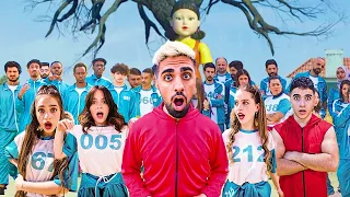 اكبر لعبة حبار في العالم العربي Squid Game 50 000 