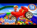 Lagu Blippi Visits an Indoor Playground (Soft Play Place) |  Blippi and Meekah Best Friend Adventures