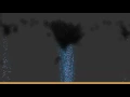 Convection cloud and rain Simulation in processing