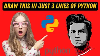 Tom Holland s Drawing Using Python Draw Tom Holland in just 3 lines of Python Code SpiderMan