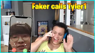 Faker calls Tyler1 for support...LoL Daily Moments Ep 1642