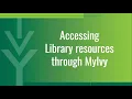 MyIvy Student Guide Accessing Ivy Tech Library Resources
