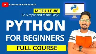 Python for Beginners - Full Course Module 8