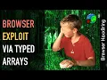 Browser haxx0ring Let s write an exploit for an integer overflow in JavaScript typed arrays