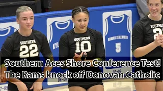 Southern 2 Donovan Catholic 0 Girls Volleyball Rams win state-ranked showdown in straight sets