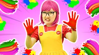 Colorful Finger Family Song | Opposites Song | Big and Small | Hokie Pokie Kids Videos