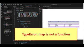 TypeError map is not a function