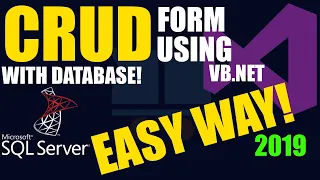 VB NET 2010 Tutorial CRUD Operations with SQL Server 2008 Part 2 WinForms Database App