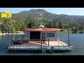 Download Lagu FINISHING the Exterior of Our Navy Barge Houseboat (ep 12)