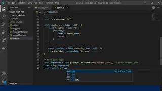How to load parse a json file