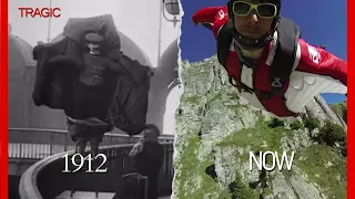 The failed test of a flying suit that ends in tragedy - Beginnings of the Wingsuit