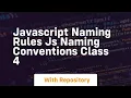 Javascript naming rules js naming conventions class 4