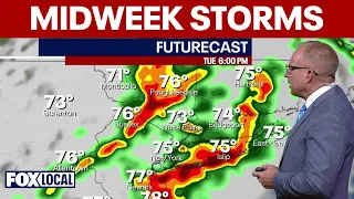 NYC weather forecast Sunny and dry before potential midweek storms