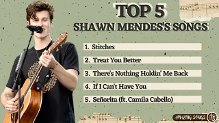 Download TOP 5 SHAWN MENDES'S SONGS MP3