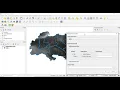 Clipping a raster with a multi-polygon feature in QGIS