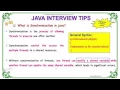 what is synchronization in java java interview questions and answers wikitechy com