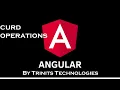 Part 6 Angular Tutorial Structural directives ngIf ngFor ngSwitch CURD operations