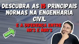 QUAIS AS PRINCIPAIS NORMAS NA ENGENHARIA CIVIL, E QUAL A DIFERENÇA ENTRE NRS E NBRS? | MARCELO REINA