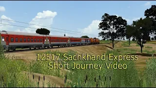 hazur sahib nanded amritsar sachkhand express in indian train simulator short train journey
