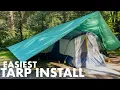Easy Camping Tarp Install