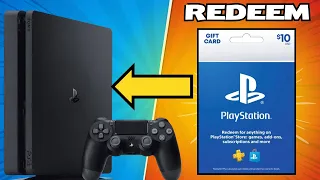 How To Redeem a PlayStation Gift Card Code on PS4 Easy Method