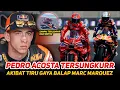 Download Lagu PEDRO ACOSTA FALLS 🔥 AFTER COPYING MARC MARQUEZ'S RACING STYLE WHICH IS VERY DIFFICULT FOR RACERS...