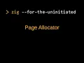 Zig For the Uninitiated The Page Allocator