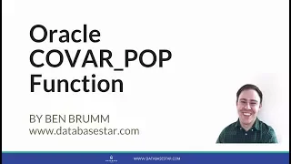 Oracle COVAR - POP Function