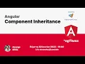 Open Talk Angular Component Inheritance rescheduled